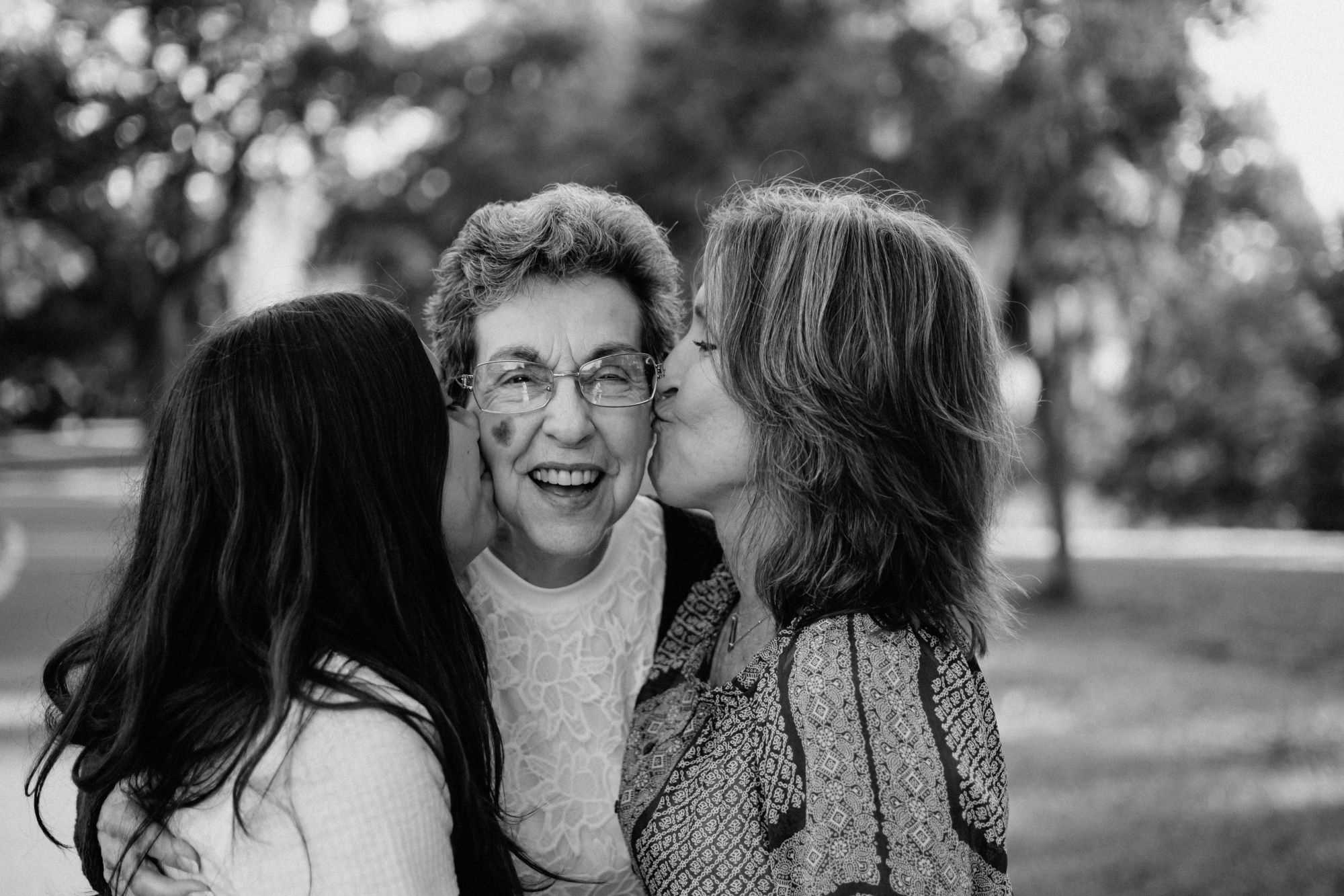 Elaine, her mom, and her daughter - a sandwich generation